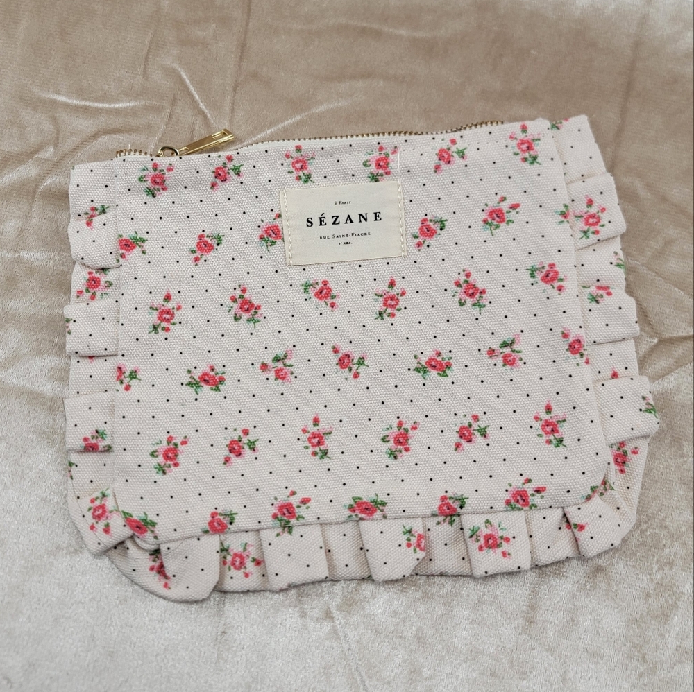NWOT Sezane Makeup Bag